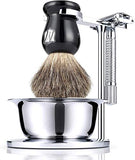 Miusco Shaving Razor & Brush Stand with Soap Bowl Set