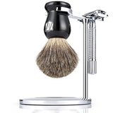 Miusco Shaving Razor & Brush Stand with Soap Bowl Set