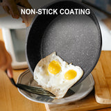 Miusco Nonstick Frying Pan Set with Lids, 10" & 12"